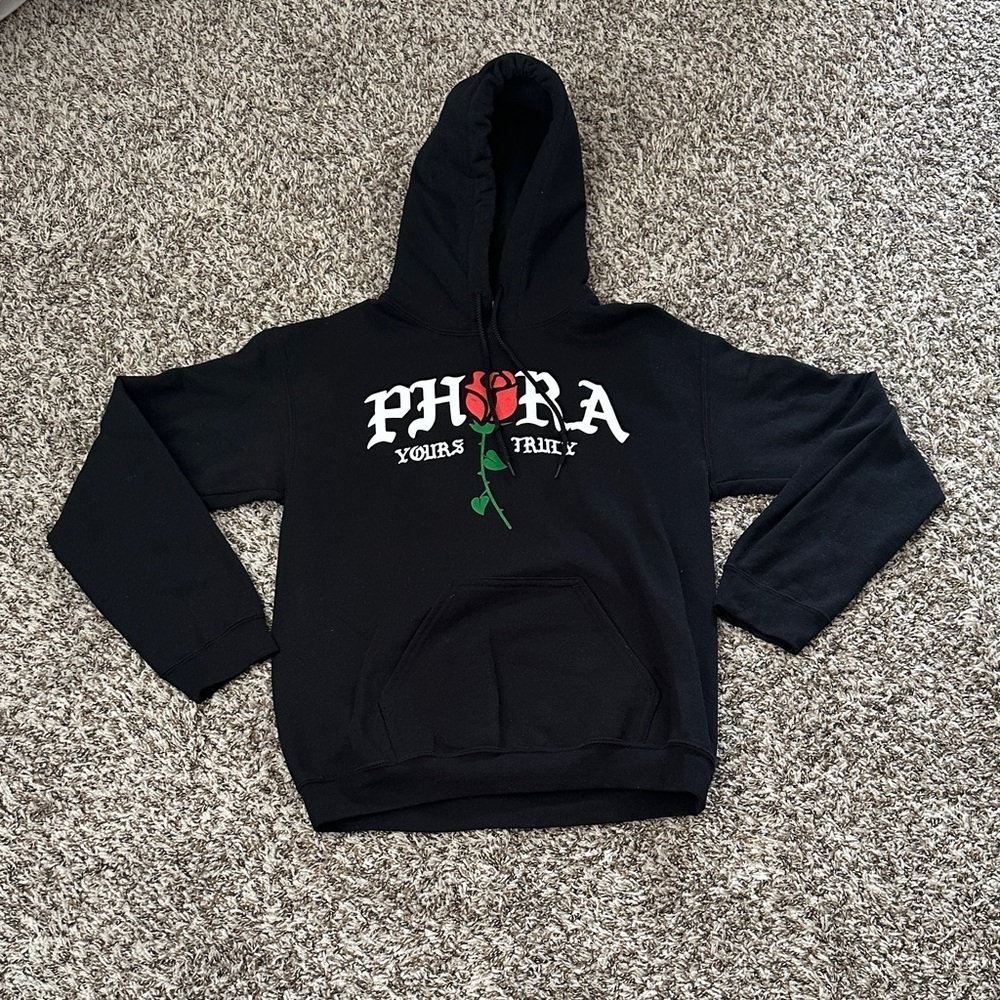 Phora Yours Truly Hoodie Unisex Size Small